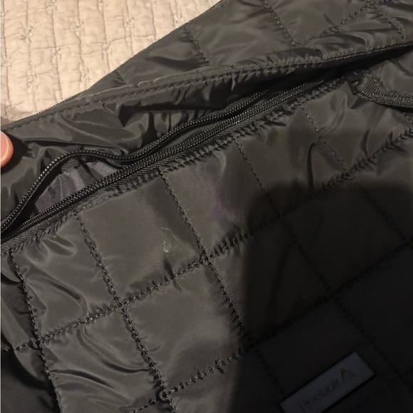 Black Quilted Crossbody Bag - Picture 2 of 3